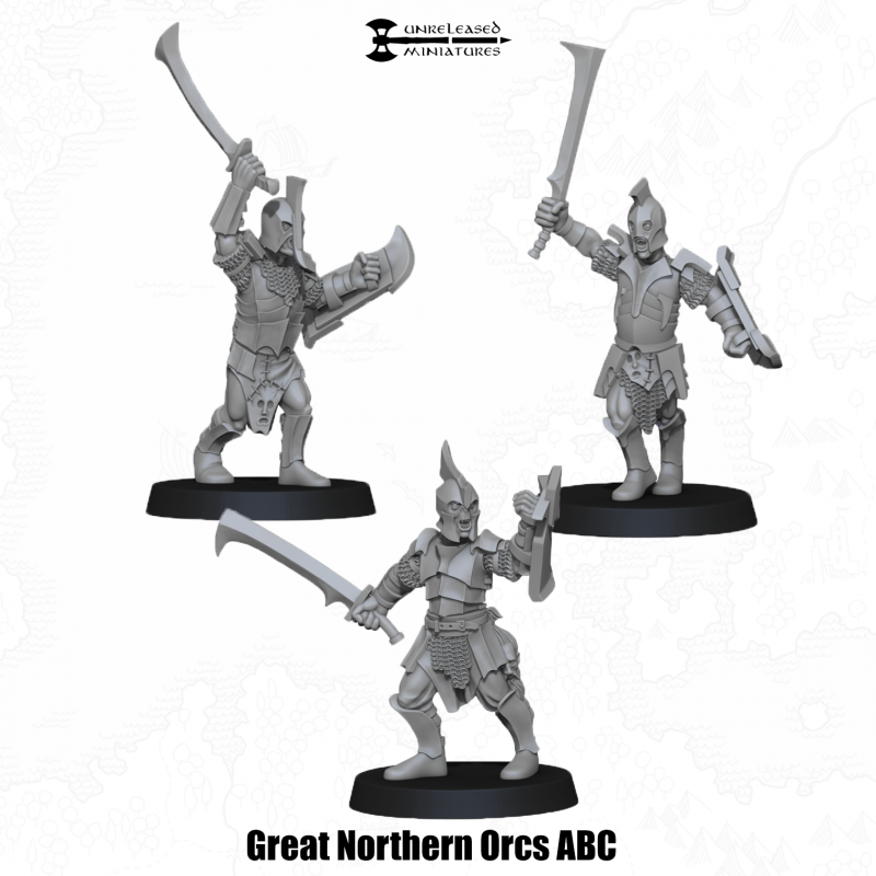 Great Northern Orcs ABC #1 - Unreleased Miniatures