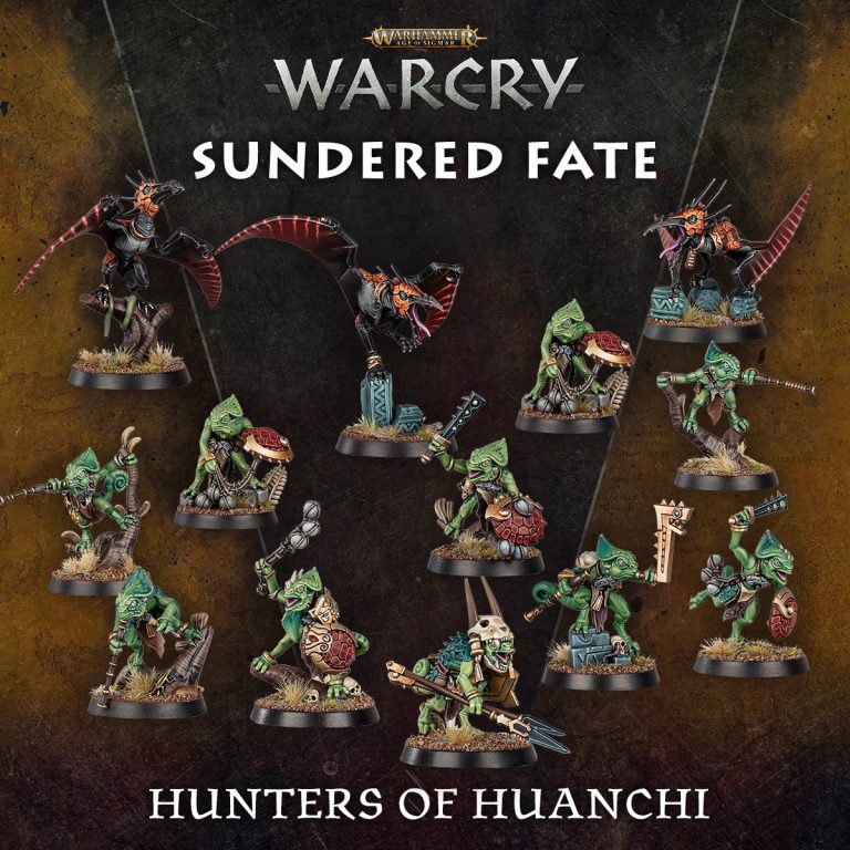 New Age Of Sigmar Warcry Set Revealed Sundered Fate OnTableTop   Hunters Of Huanchi Warhammer Age Of Sigmar Warcry 768x768 