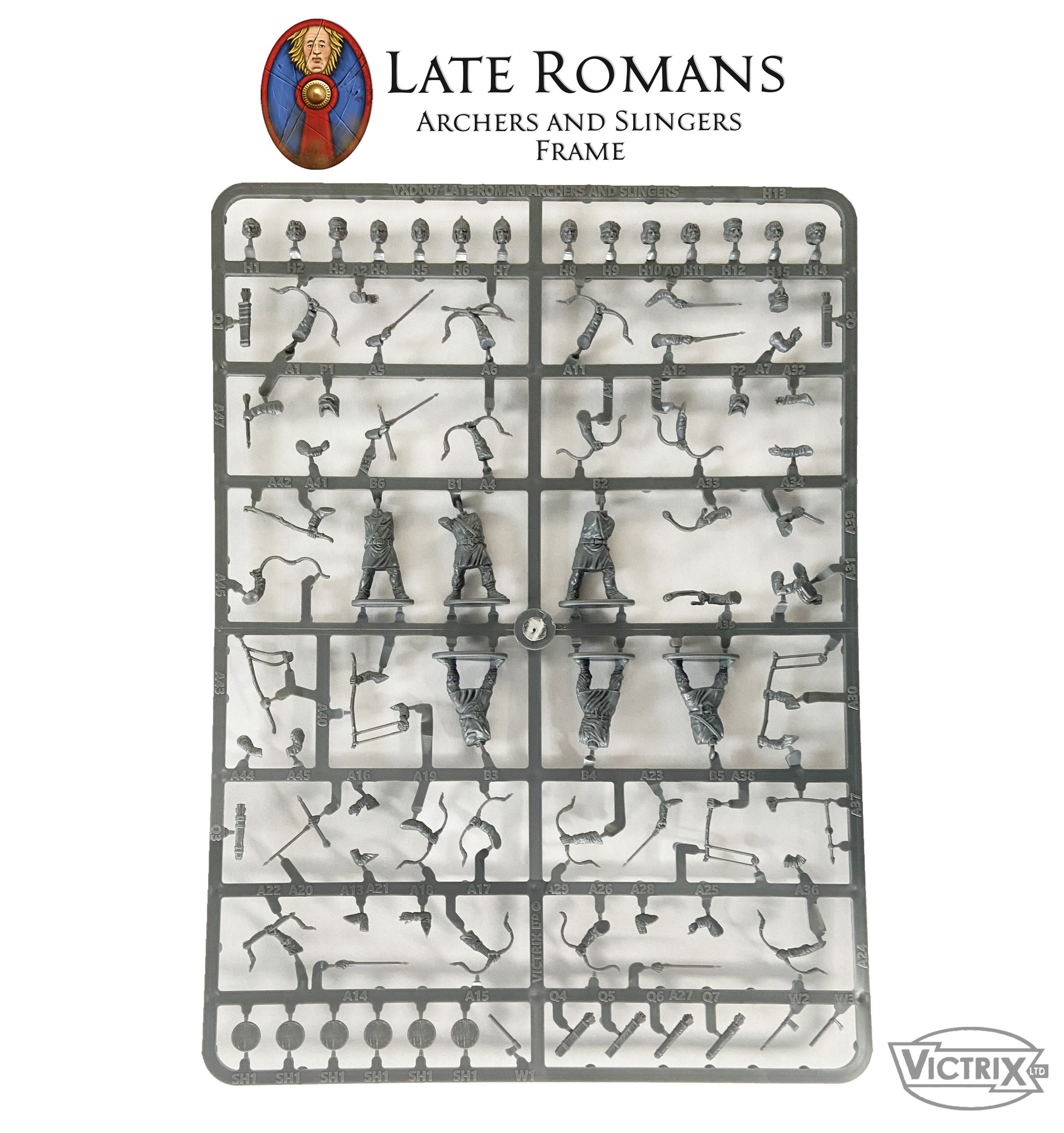 Late Roman Archers & Slingers Sprue - Victrix Miniatures