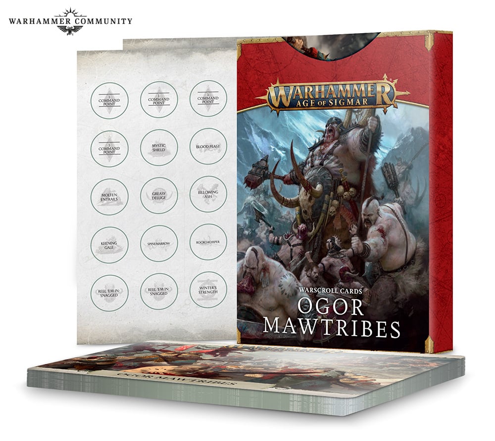 Ogor Mawtribes Warscroll Cards - Warhammer Age Of Sigmar