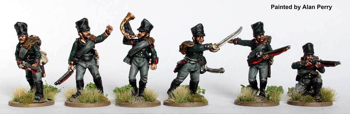 Prussian Jager Command Skirmishing - Perry Miniatures
