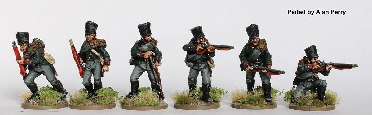 Prussian Jager Skirmishing - Perry Miniatures