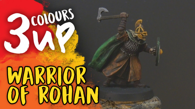 Warrior Of Rohan Painting Tutorial (Slapchop Technique) | Middle-earth SBG