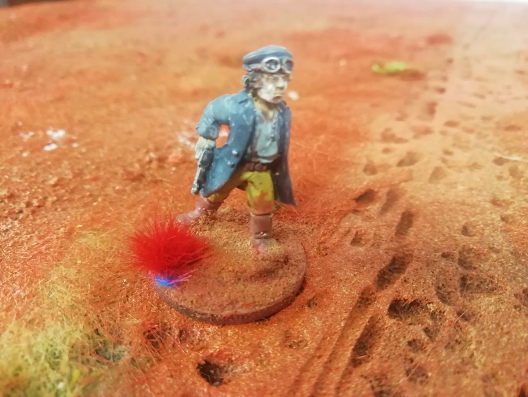 A couple of new minis from Artisan at northstar who have a great range of steampunk figures. I'm using this one as a recruit and the one bellow as maybe a Chisler or hacker