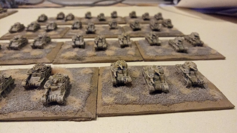 I decided not to do the Camo Scheme because A) It looks hard. B) I like the plain Sand and C) It's still historical.