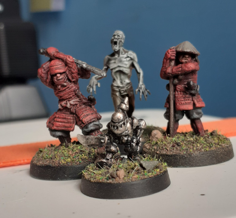 Oriental Heroes + Familiar (zombie for scale)