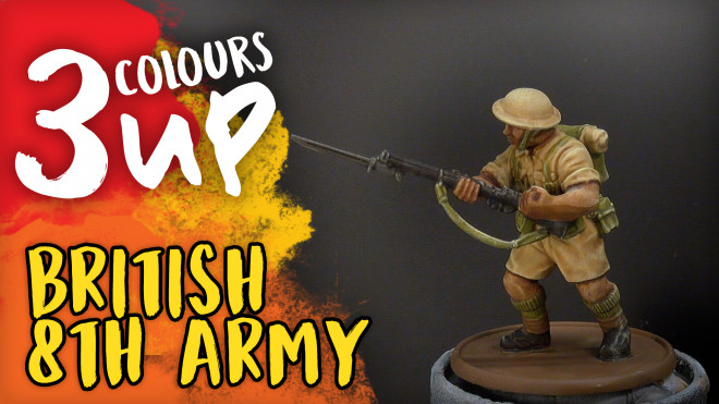 WW2 British 8th Army Infantryman Bolt Action Painting Tutorial | Warlord Games
