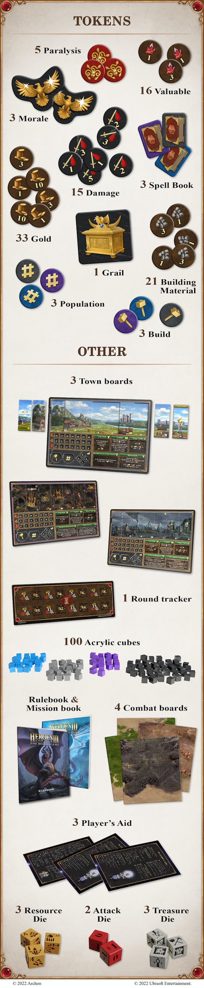 Core Game Alt - Heroes Of Might & Magic III The Board Game
