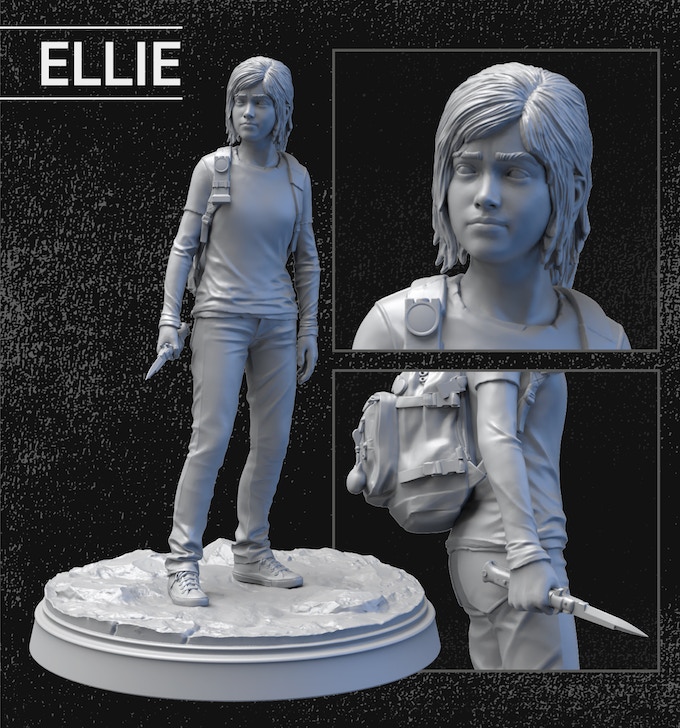 Ellie Character Miniature - The Last Of Us Escape The Dark