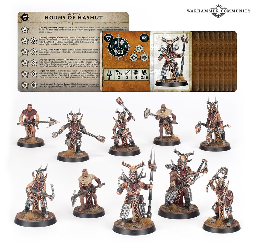 Horns Of Hashut Warband - Warhammer Age Of Sigmar Warcry
