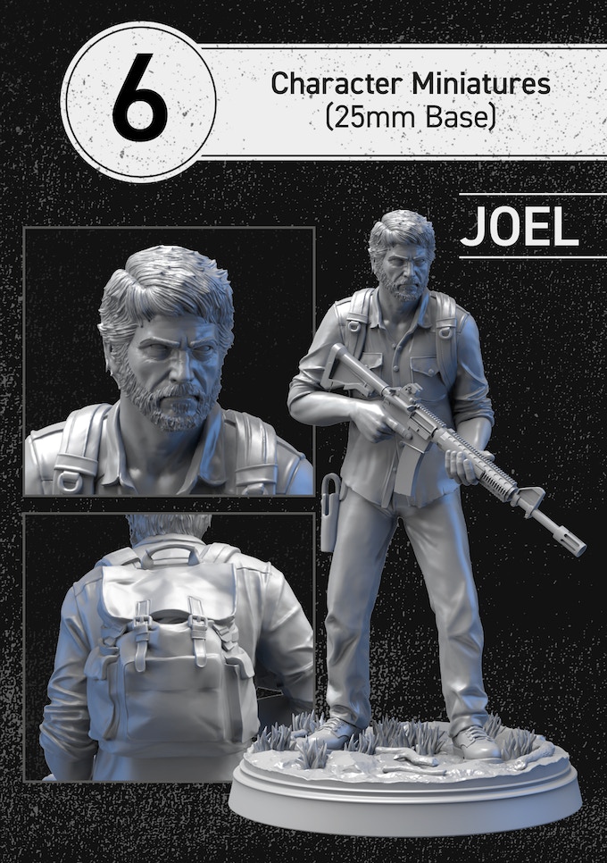 Joel Character Miniature - The Last Of Us Escape The Dark