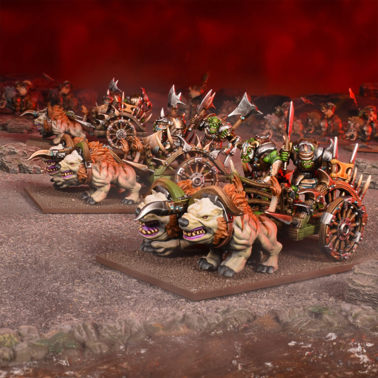 Orc Chariots & Fight Wagons - Kings Of War