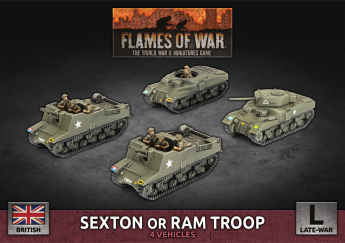 Sexton OR RAM Troop - Flames Of War