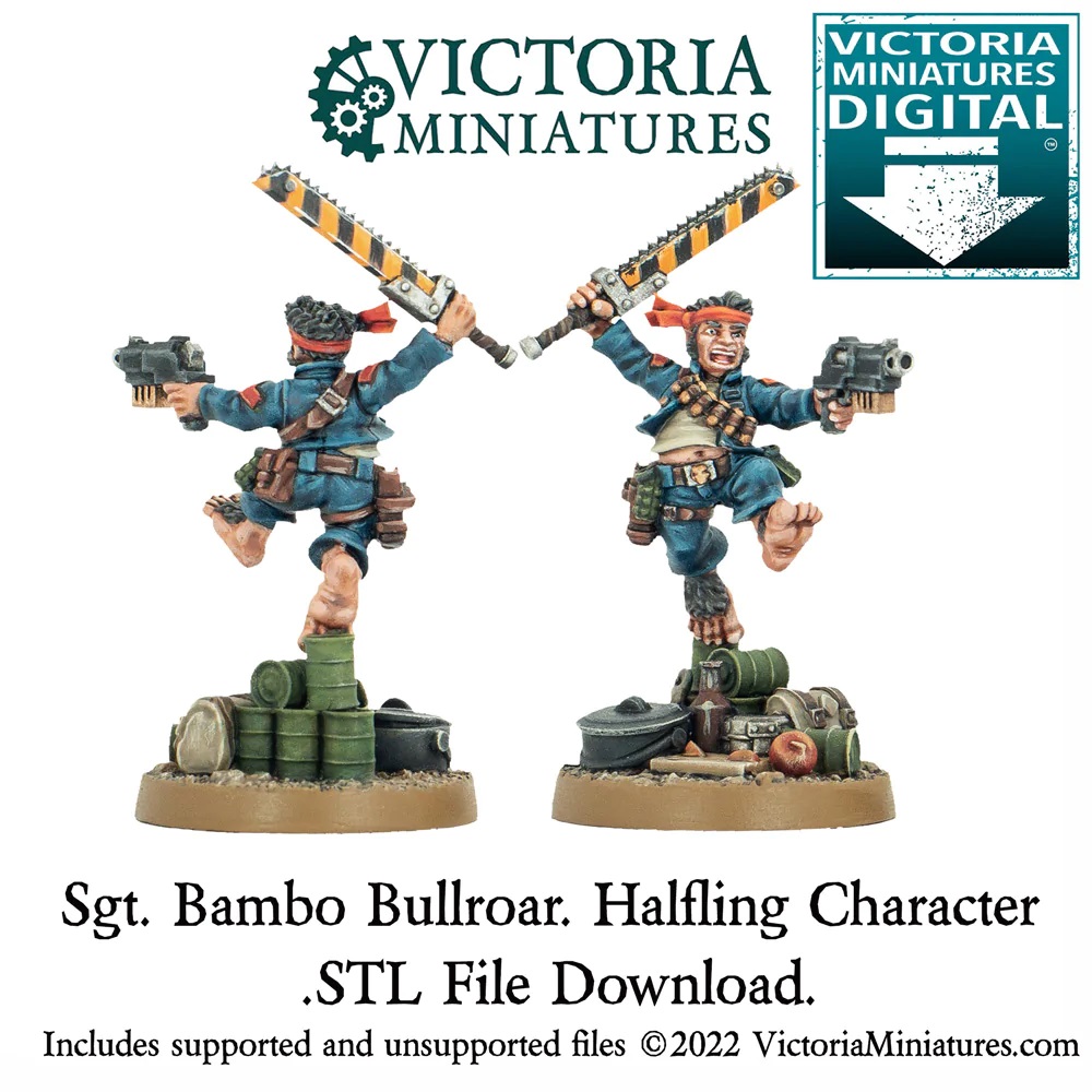 Sgt Bambo Bullroar - Victoria Miniatures
