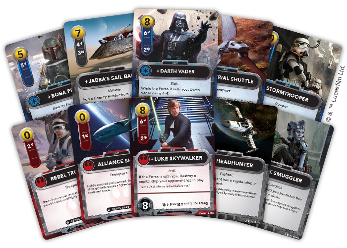 Star Wars The Deckbuilding Game - Card Fan - Fantasy Flight Games NOV
