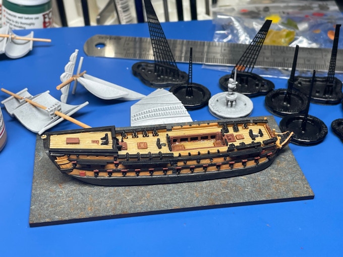 Temeraire-class 3rd Rate Ship - Turner Miniatures