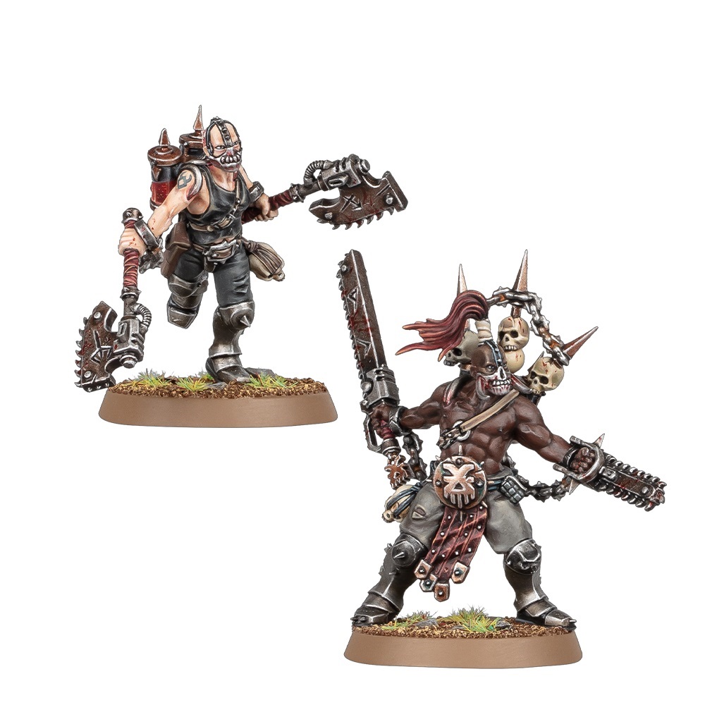 Games Workshop Warhammer 40K: World Eaters Jakhals - Khorne Chaos Cultists (New On Sprue)