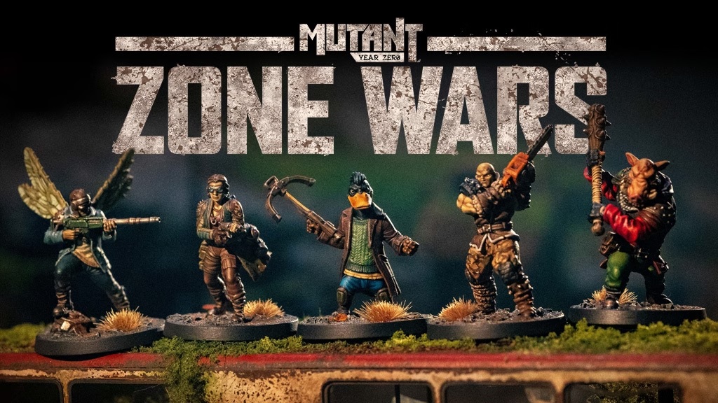 Zone Wars Mutant Year Zero Kickstarter - Free League Publishing