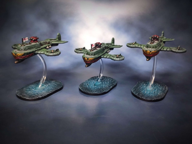 Tintagel squadron from the Sturginium Skies box is finished: