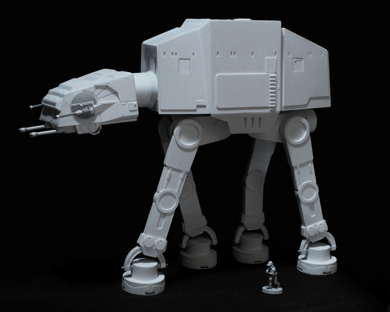 AT-AT-build not yet finished, but already a great success!