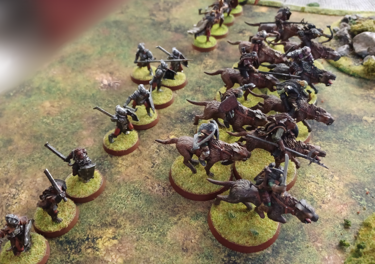 The wargs were getting to fight, the rest were NOT...