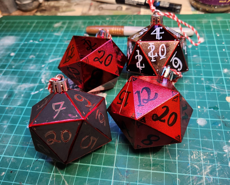 Not sure which one to give to which player, so I'll randomise who gets which.