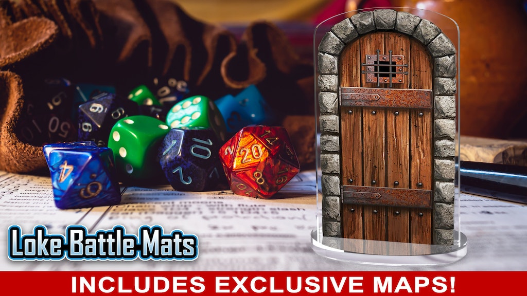 Big Box of Dungeon Doors - Loke BattleMats DEC