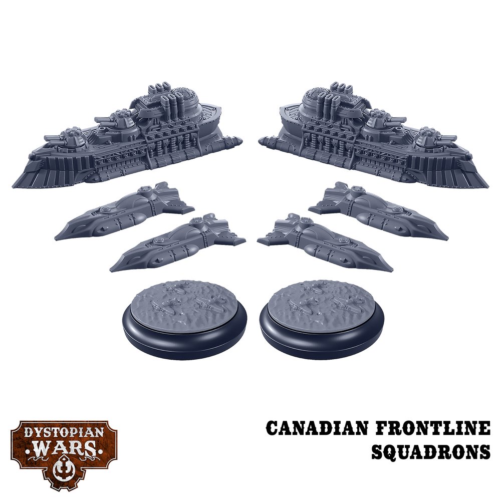 Canadian Frontline Squadrons - Dystopian Wars