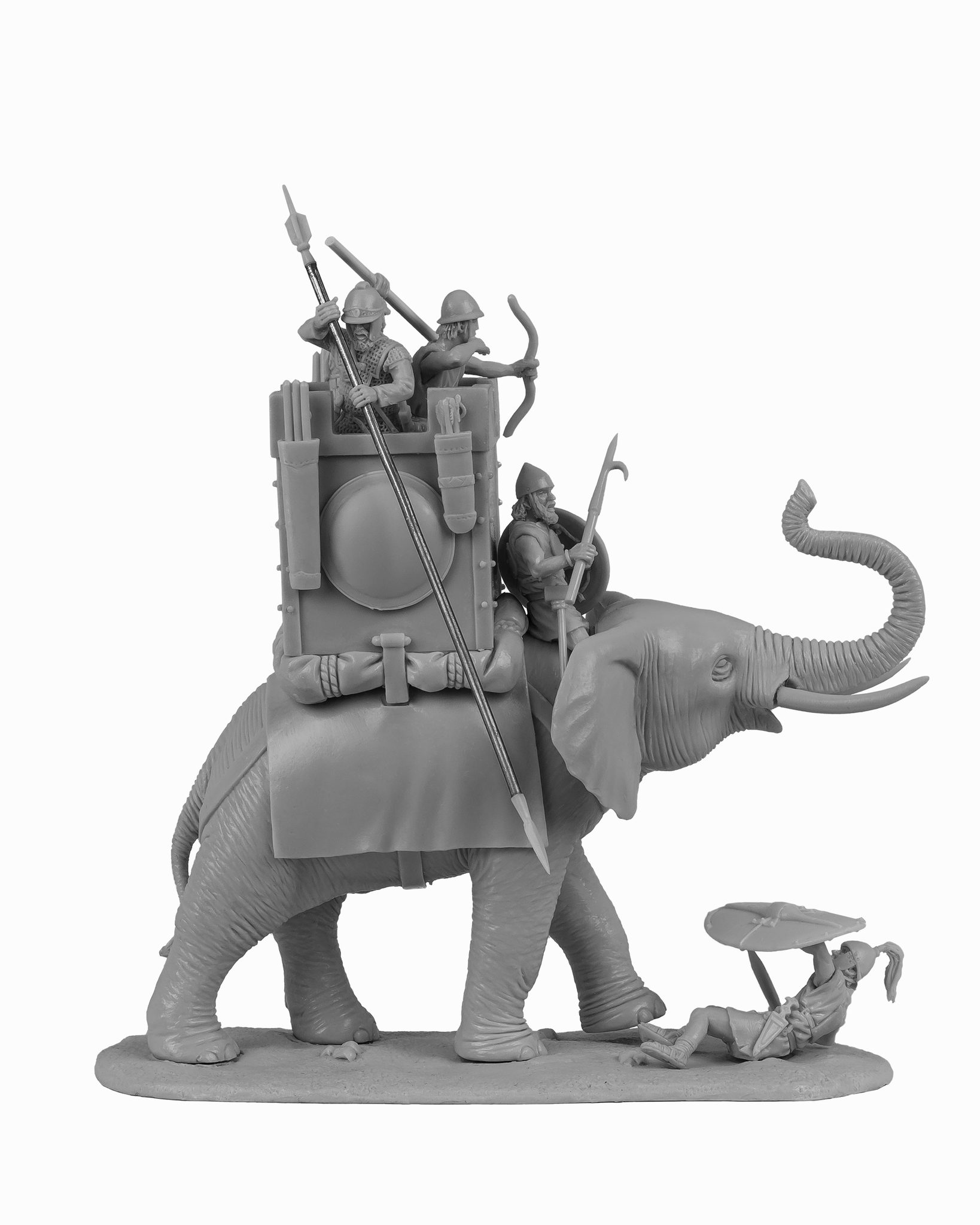 Carthaginian War Elephant With Roman - V&V Miniatures
