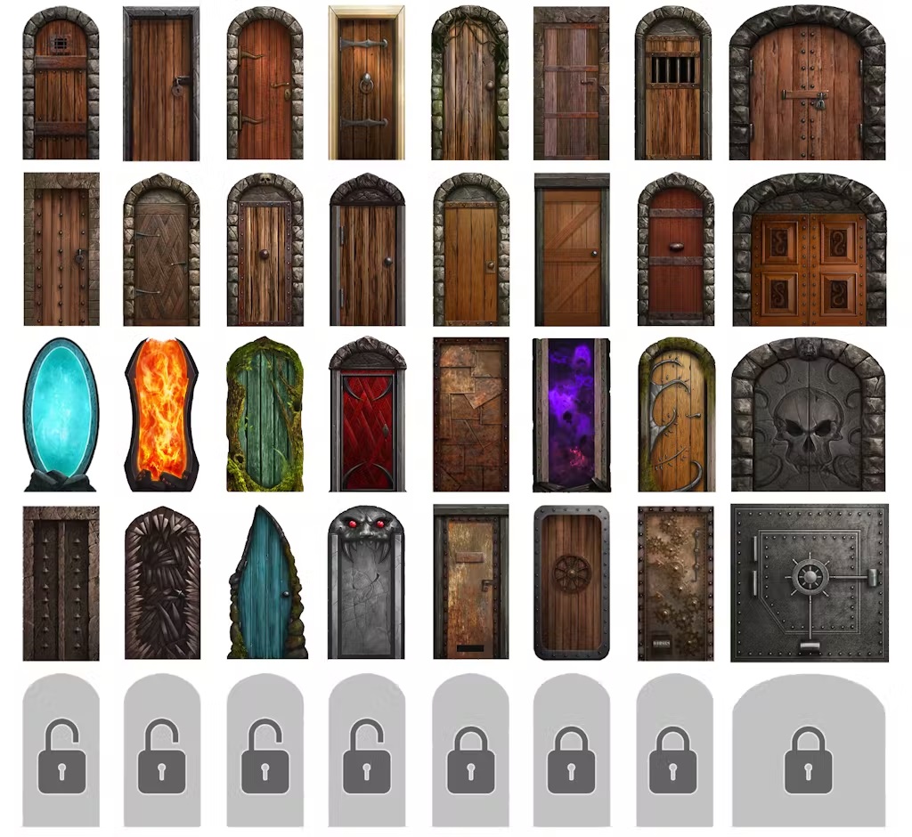 Dungeon Doors Collection - Loke BattleMats