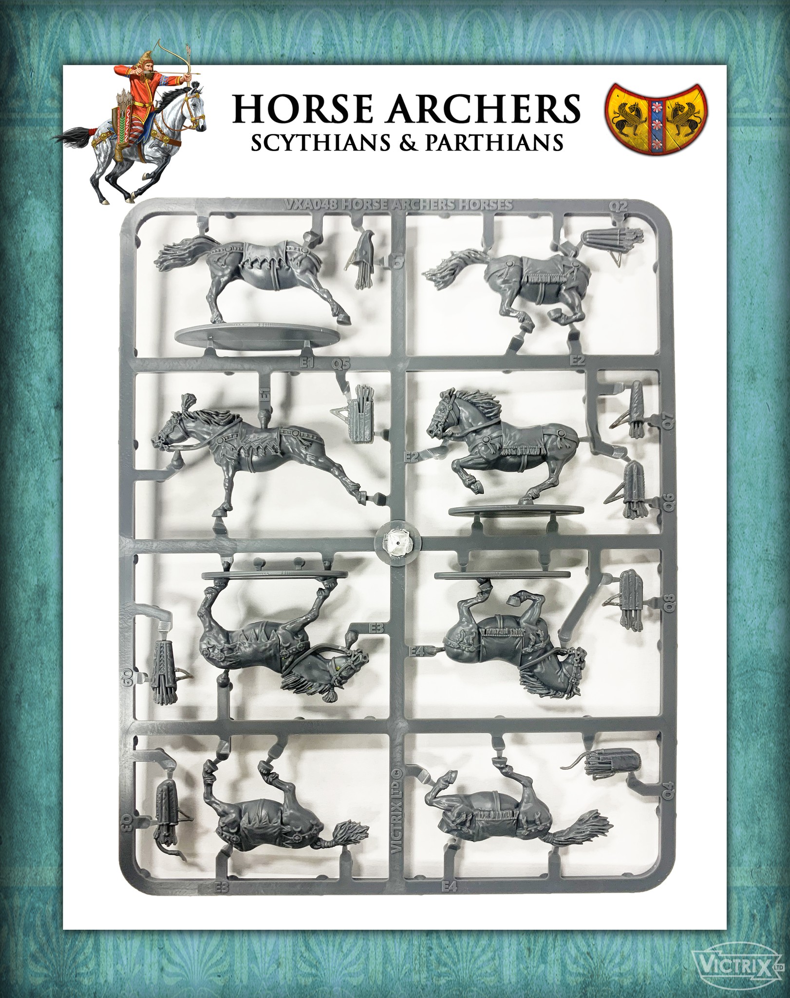 Scythian & Parthian Horse Archers Horse Sprue - Victrix