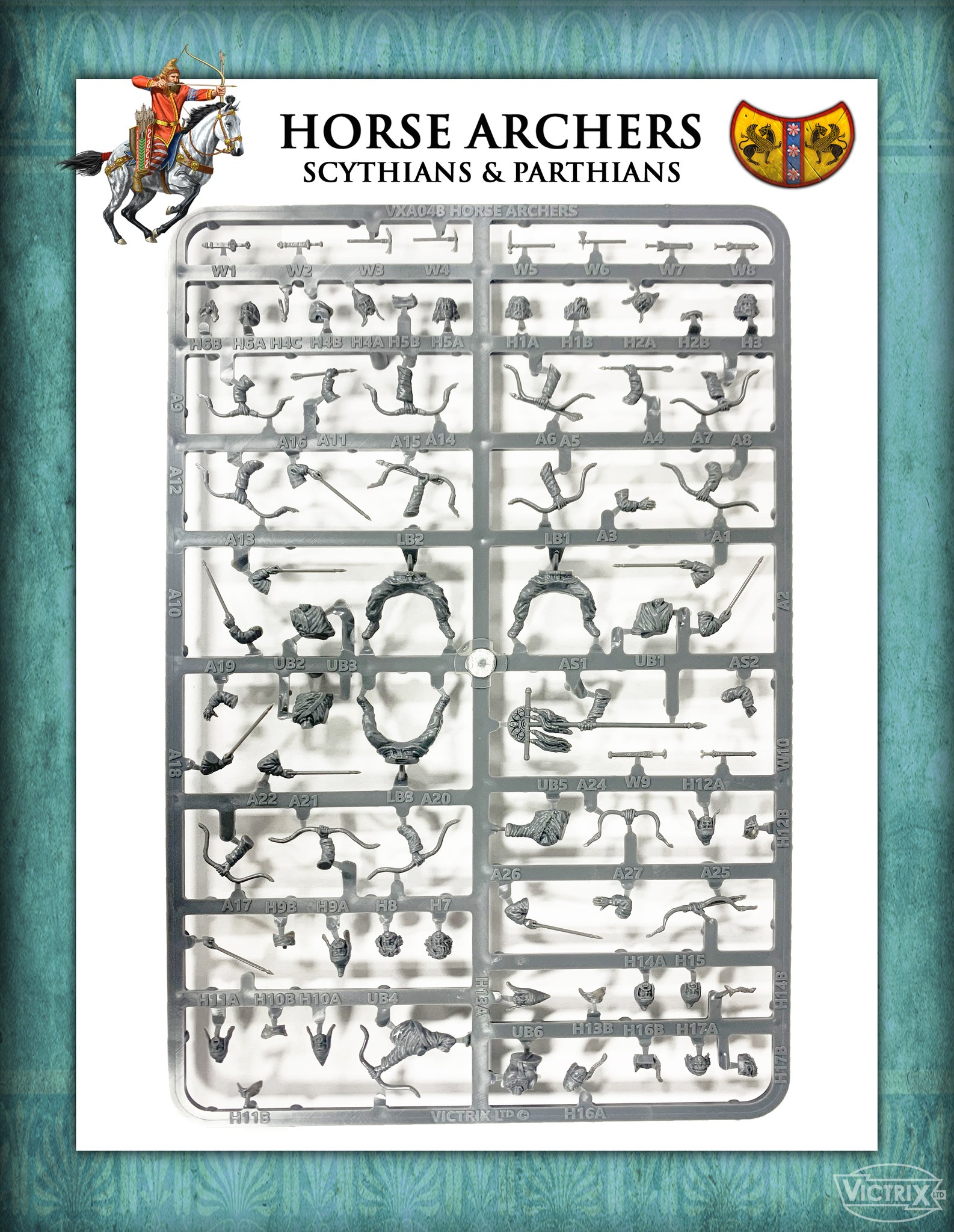 Scythian & Parthian Horse Archers Sprue - Victrix