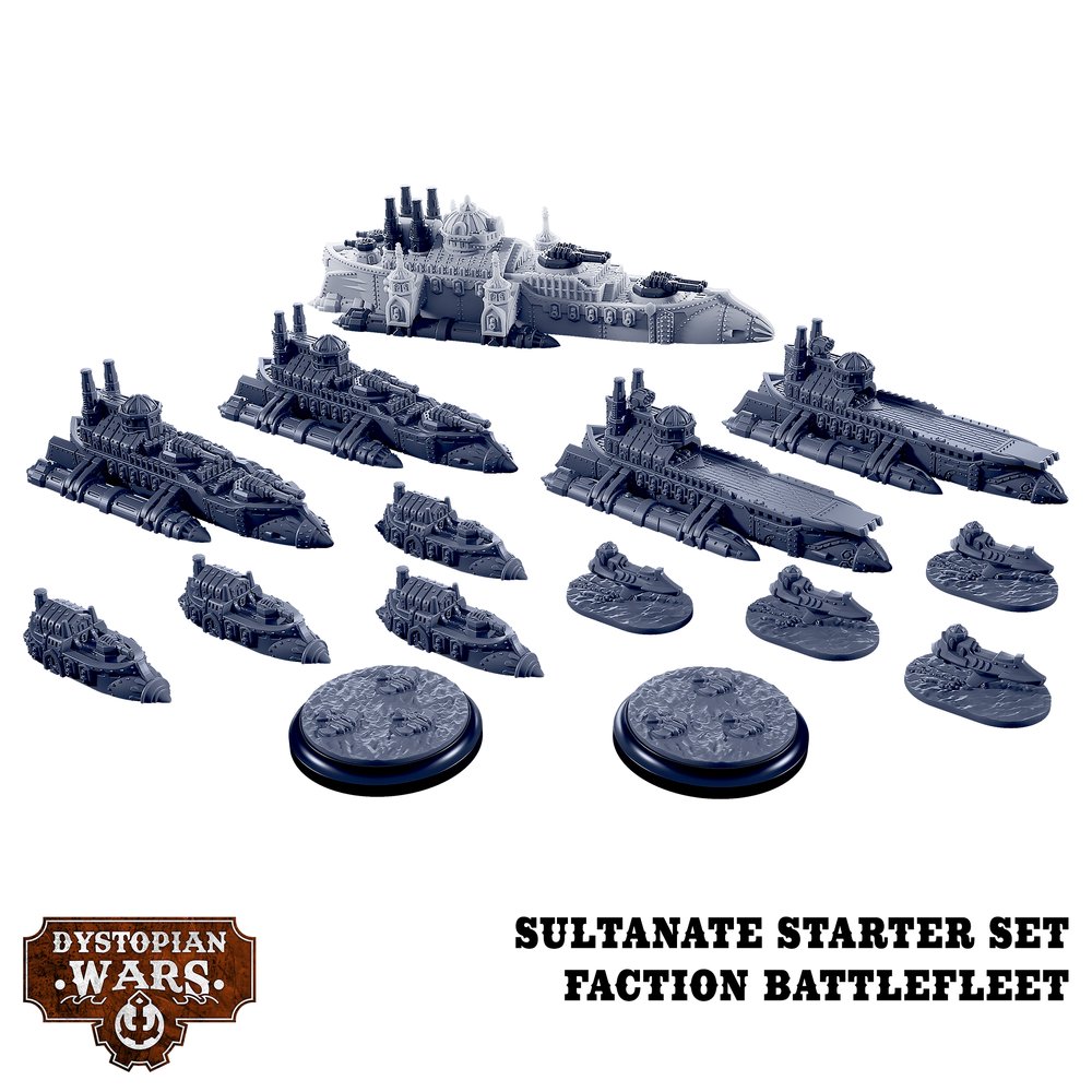 Sultanate Starter Set Faction Battlefleet - Dystopian Wars