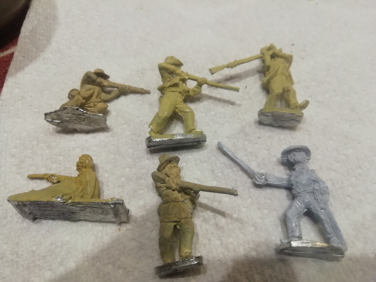 This group includes colonel Travis who was shot in the head defending the north wall and Bowie in his death bed 