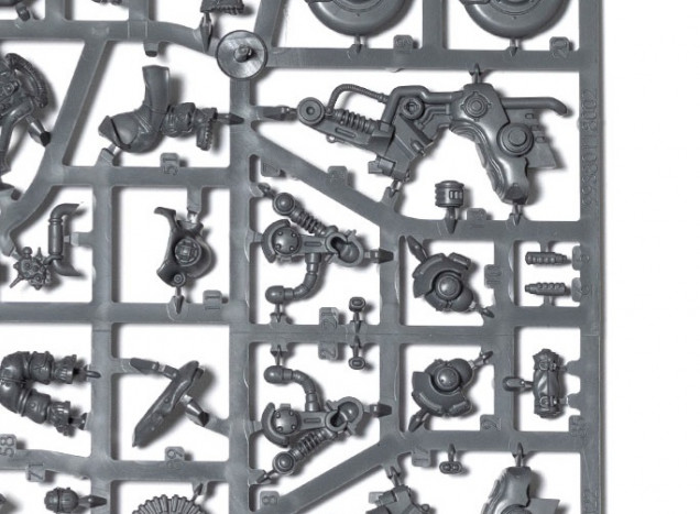 The grav/wheel support (centre of picture) was attached but I was left with a void,  which had on original model another half to attach, I was debating whether I needed to fill this prior to attaching wheel's, when inspiration struck.