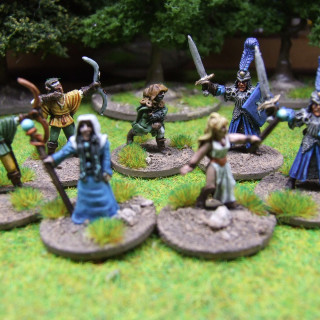 Adventures with Speed Paints 2, completed Elves and some opposition!