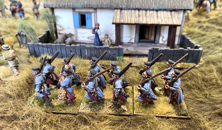 28mm Polish Haiduks from The Assualt Group (TAG) and Foundry.