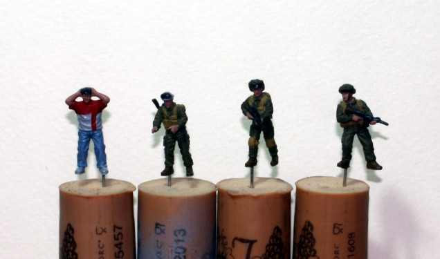 The Soldiers and a Suspect.