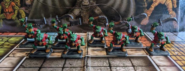 Orcs, not really too much more to say on that front. Painted using Contrast paints.