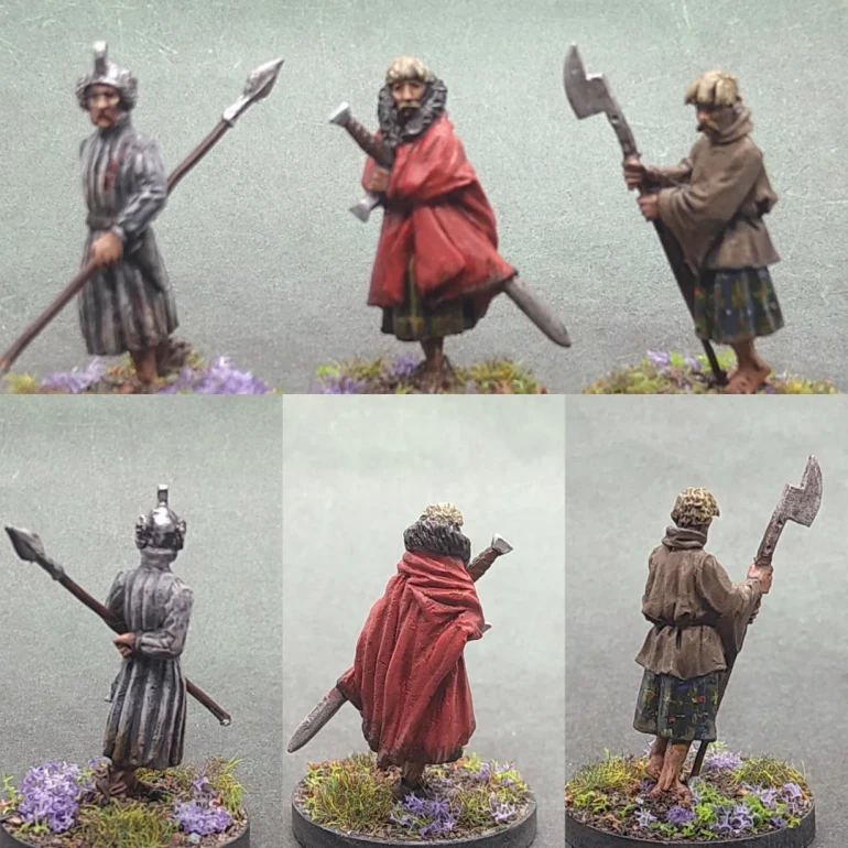 These guys were easy to paint up. Grey primer. Dark washes and then added the base colours, weathering, touchups, done . Finding that you do lose some time washing early, but I really like that you see a lot of details clearer as you start to pick out your base colours. 