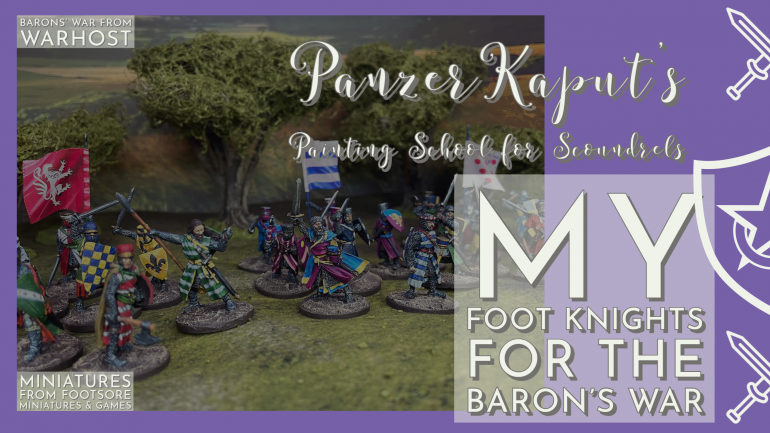 New Video Uploaded on All My Painted Foot Knights