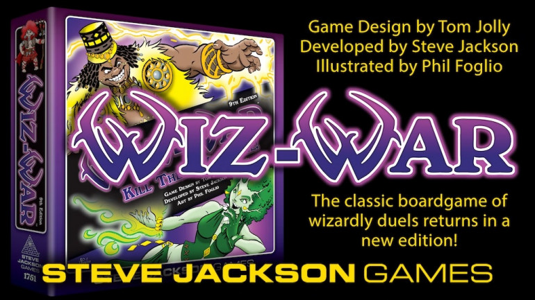 Wiz-War, Tom Jolly's Classic Boardgame Returns!