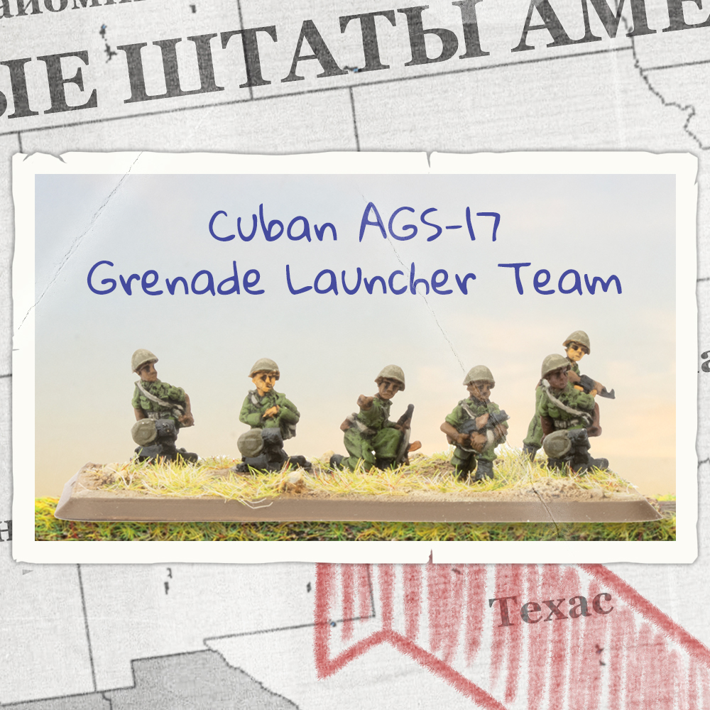 Cuban AGS-17 Grenade Launcher Team - World War III Team Yankee