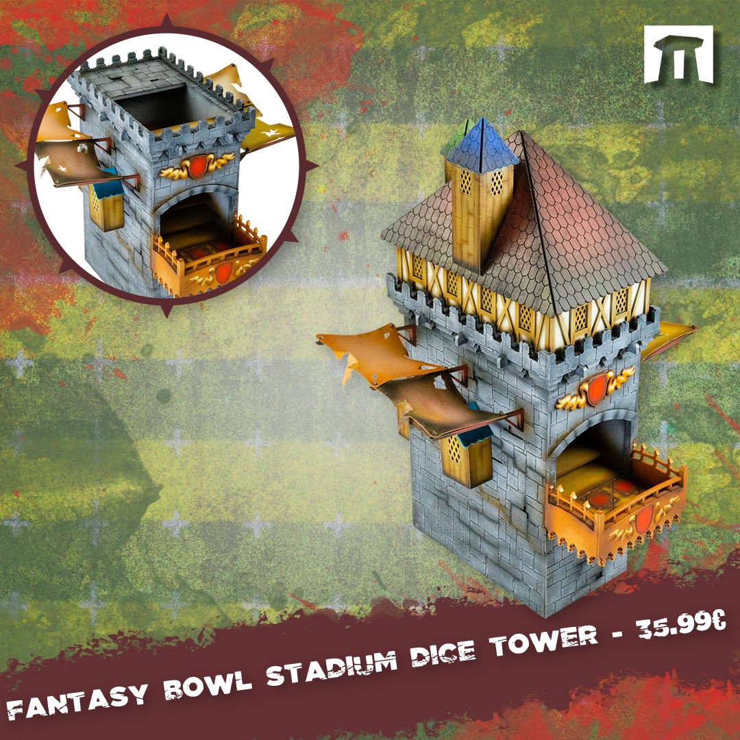 Fantasy Bowl Stadium Dice Tower - Kromlech