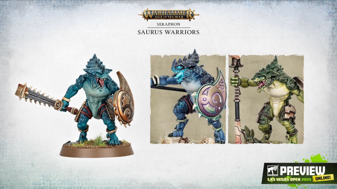Saurus Warriors Alt - Warhammer Age Of Sigmar