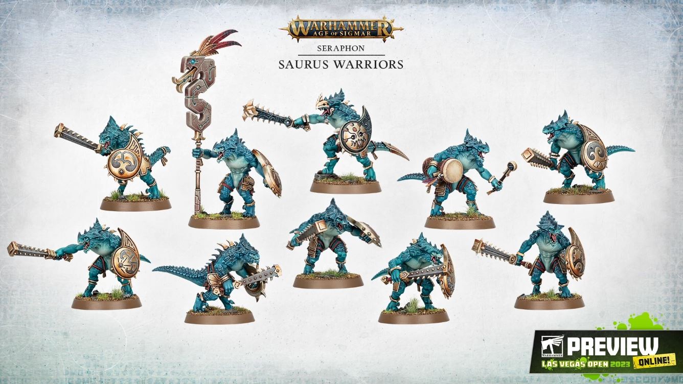 Saurus Warriors - Warhammer Age Of Sigmar