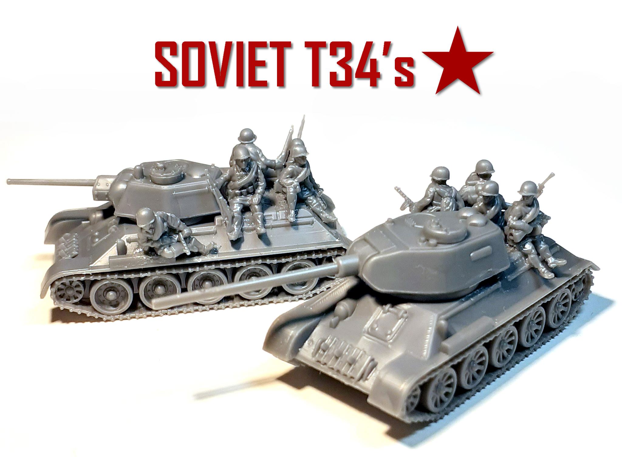 Soviet T34 #1 - Victrix Miniatures