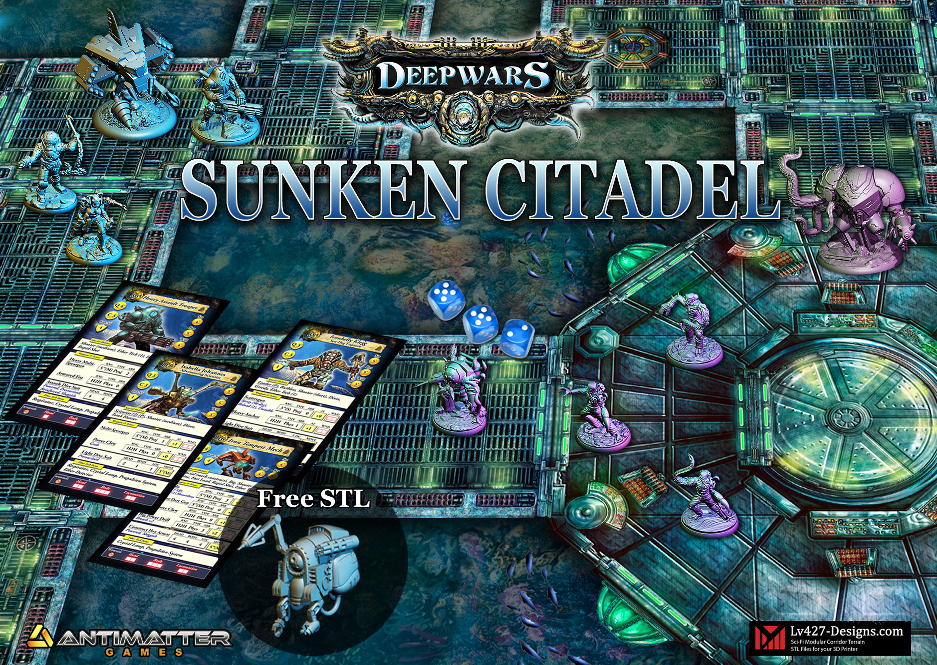 Sunken Citadel Set - AntiMatter Games