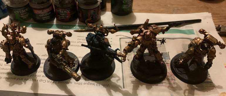 L-R Butcher, Heavy Gunner, Anointed One, Chosen One, Gunner