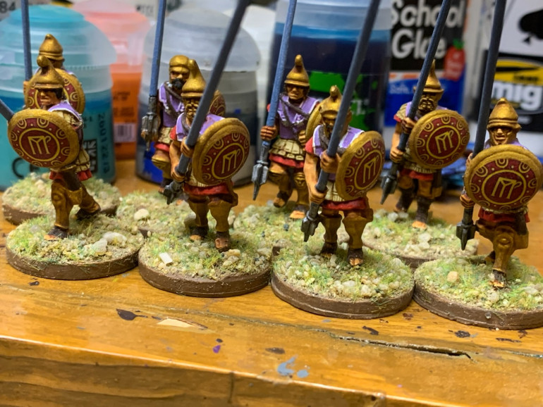 These guys will be my second unit of pikemen. 